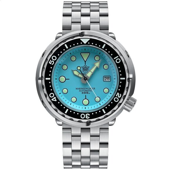 STEELDIVE Classic Watch For Men Super Luminous, Ceramic Bezel 300M Waterproof - Picture 2 of 9